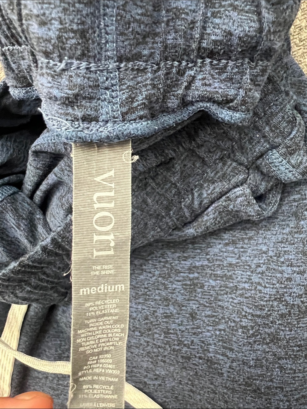 Vuori Navy Blue Jogger Track Pants - Picture 6 of 6